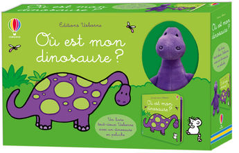 OU EST MON DINOSAURE ? - COFFRET TOUT-DOUX USBORNE ( IMPACT )