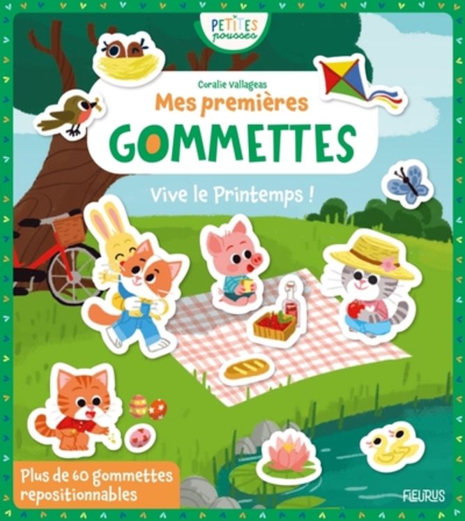 MES PREMIERES GOMMETTES - VIVE LE PRINTEMPS !