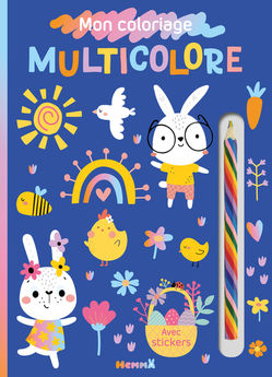 MON COLORIAGE MULTICOLORE (PAQUES)