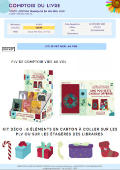 COLIS  PKT NOEL 40 EX OCTOBRE 2025 CDL514 PLV